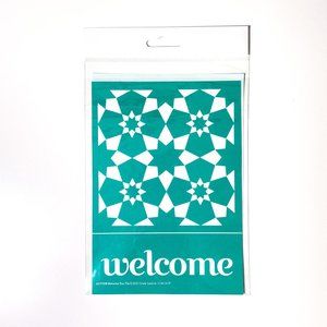 Chalk Couture A Size Transfer Welcome Star Tile